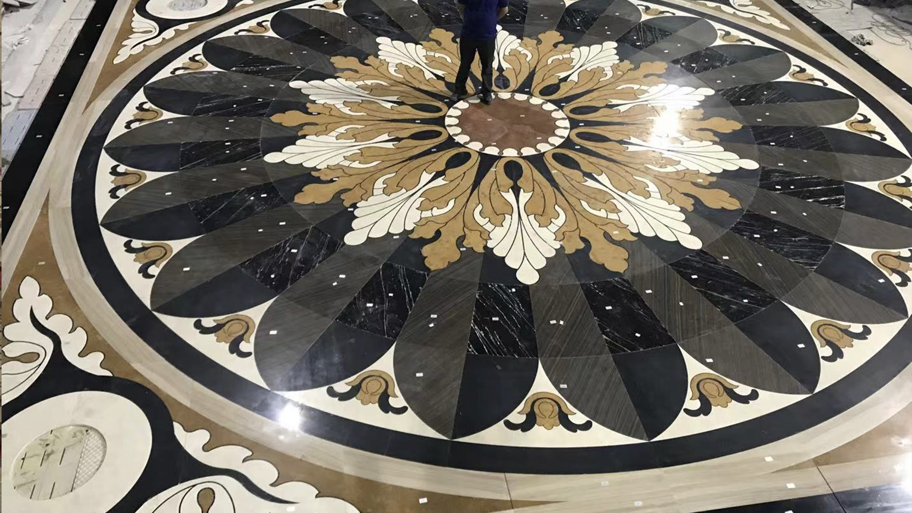 Waterjet Medallion Tiles