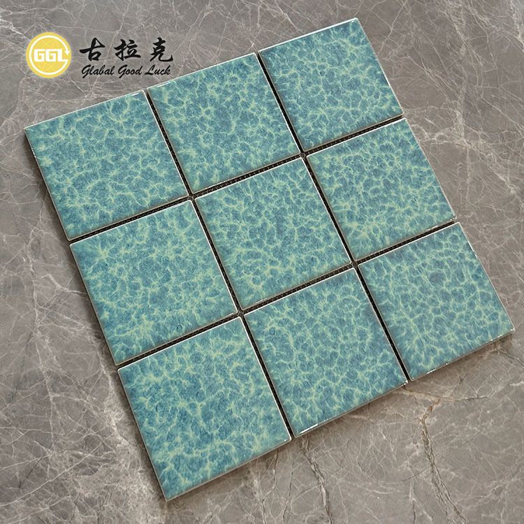 Ofenoberfläche grüne keramische Mosaikboden-Wand-Pool-Badezimmer-Küchenfliese