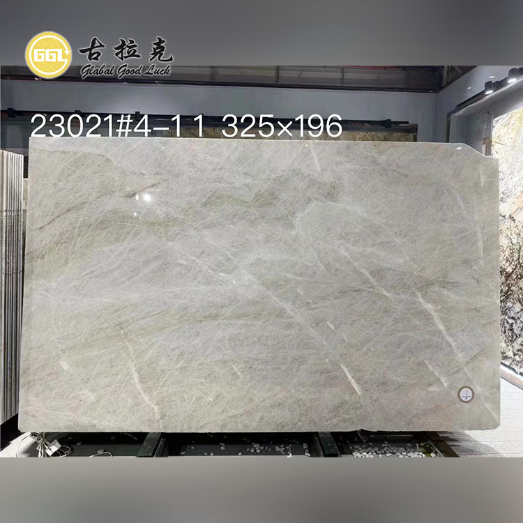 Slab Taj Mahal Kwartsiet of Tegel vir Interne Muur en Vloer Trap Tegels Projek Luukse Ontwerp