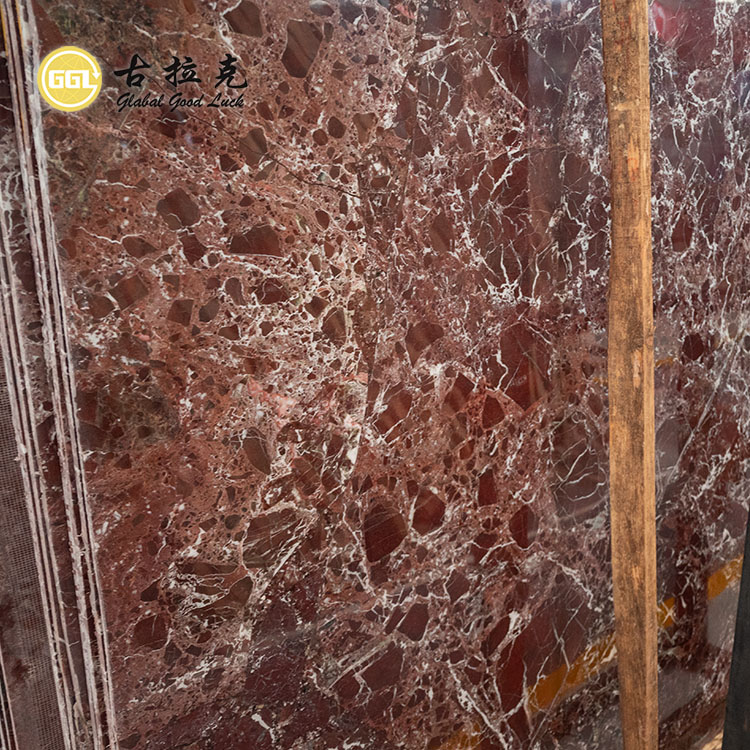 Rosso Levanto Marmor Marmorplatte für Küchentisch Arbeitsplatte Wand Tisch Ingenieursstein