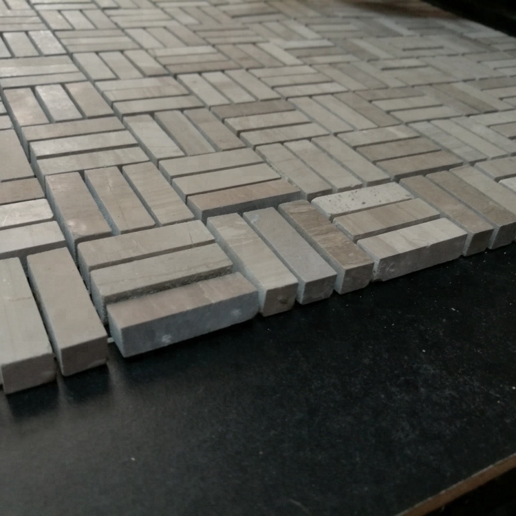 Holzkorn Marmor Korb Gewebe Form Stein Marmor Mosaikfliese