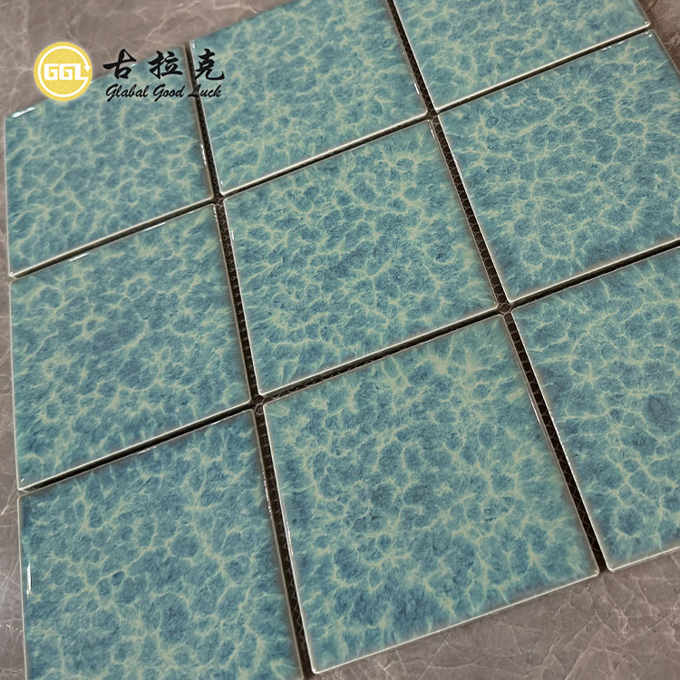 Ofenoberfläche grüne keramische Mosaikboden-Wand-Pool-Badezimmer-Küchenfliese