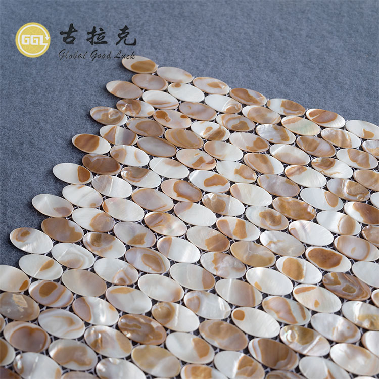 Ovale Mosaiek Tile vir Kombuis Backsplash en stort Muur