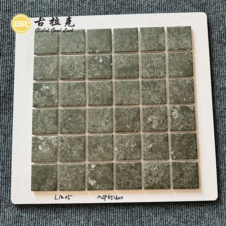 Proiect Retro Formă Pătrată Ceramici pentru Podea și Perete Mosaic Pool