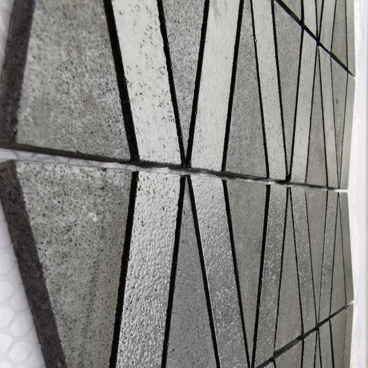 Natural Black Marble Unique Shape Stone Marble Mosaic Tile for Kitchen Backsplash Wall