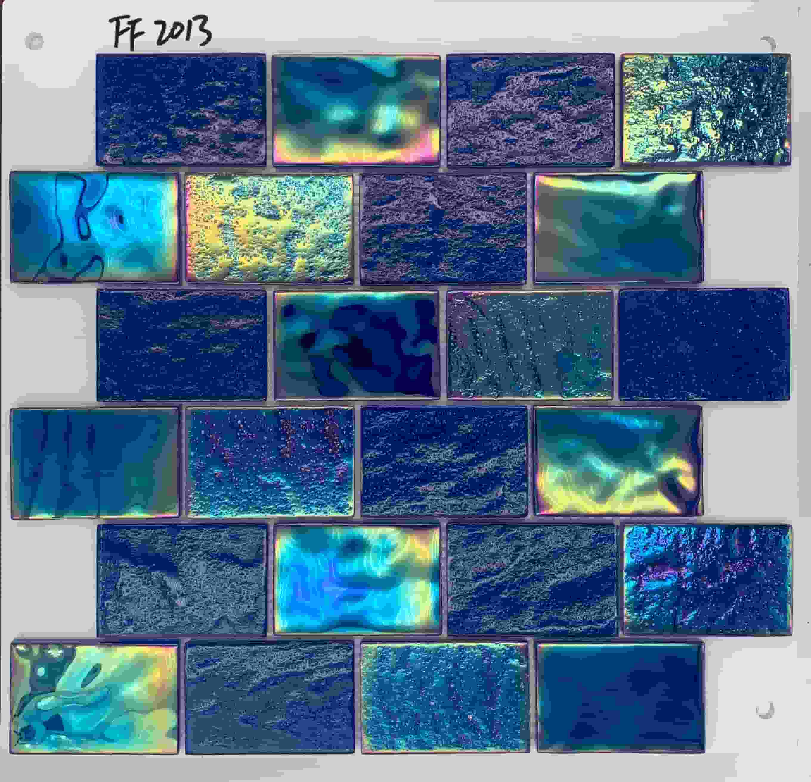 Rainbow Iridescent Glass Mosaic Series | Colorful Glass Tile for Pool & Interior Design