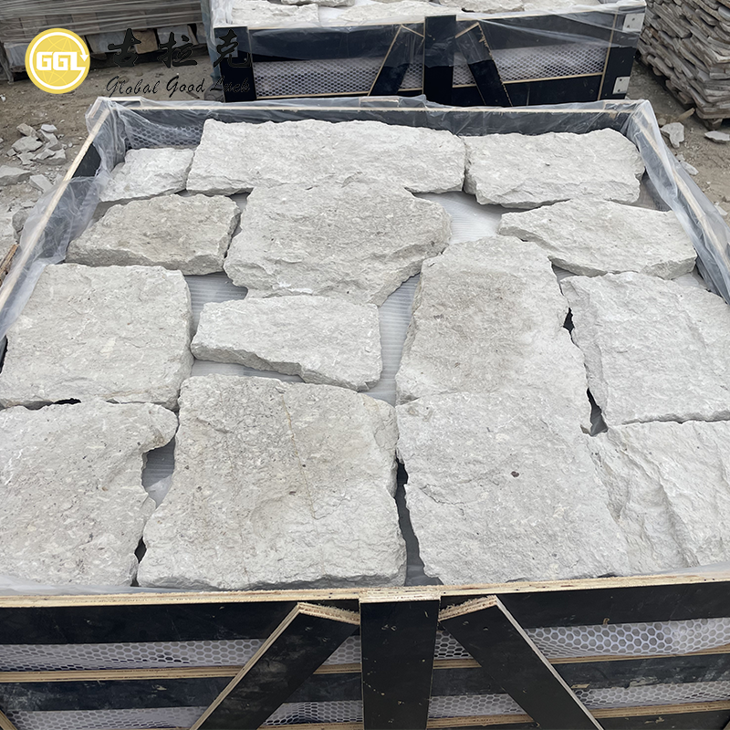 Natural Stacked Stone Veneer – Rustic Wall Cladding for Exterior Walls & Fireplaces