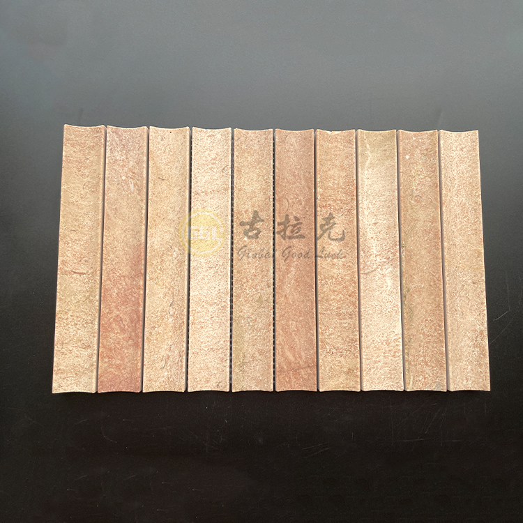 موزاییک مرمر پنل شیاردار طراحی رترو برای کاشیهای دیوار