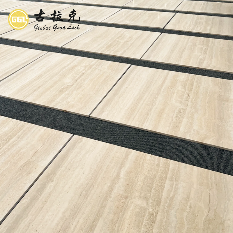 Light Beige Travertine Tiles & Cut-to-Size Natural Stone Panels