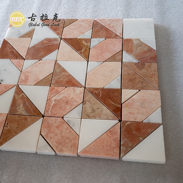 Red Marble Mosaic Tiles