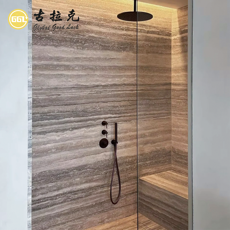 Silver Gray Travertine Tiles & Cut-to-Size Panels