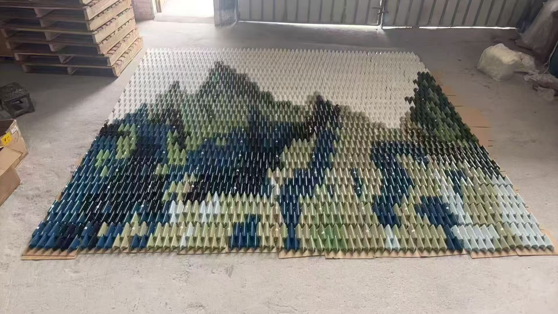 Ingots 3D Ceramic Mosaic