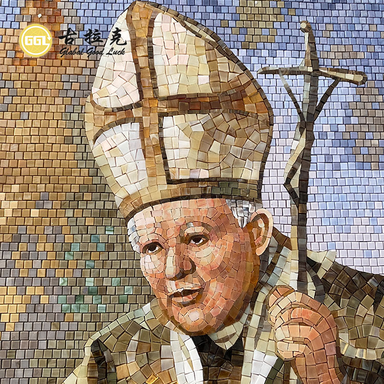 Persoonlijke kerkmuurkunst Glasmozaïek Muurstenen