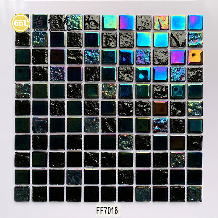 Iriserende glas mosaik flise