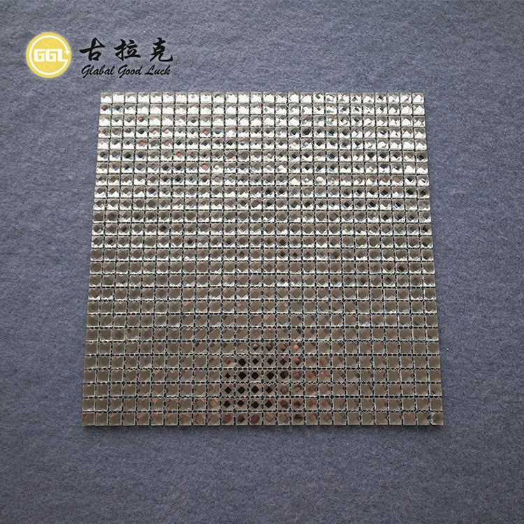 Diamond Surface Glass Mosaic Tiles Wall Decorative