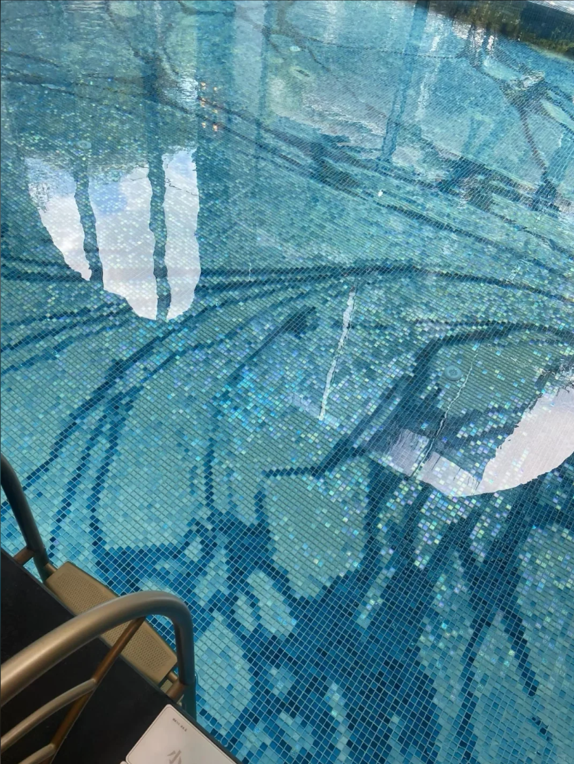 Pool mosaic design production