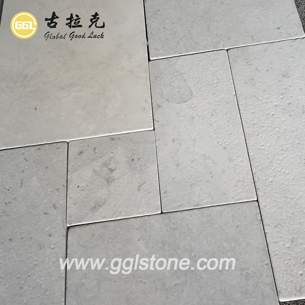 Grauer Kalkstein für Pooldecks, Bodenbeläge und architektonisches Design