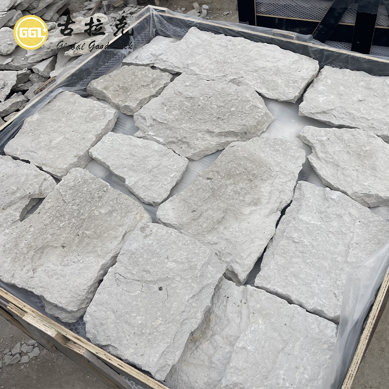 Natural Stacked Stone Veneer – Rustic Wall Cladding for Exterior Walls & Fireplaces