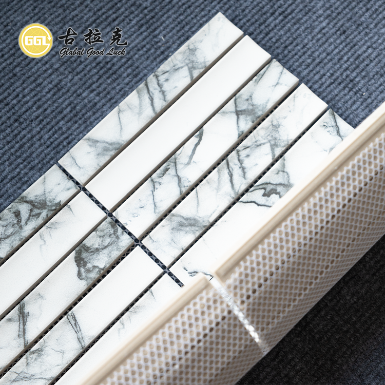 Azulejos de Mosaico Cerâmico Flutuado com Característica de Concavidade Imitando Pedra para Parede e Piso
