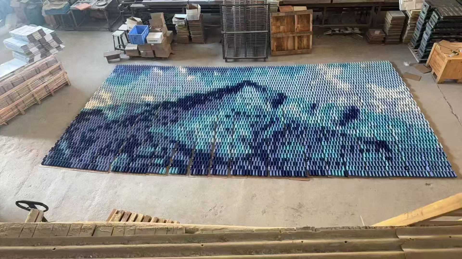 Ingots 3D Ceramic Mosaic
