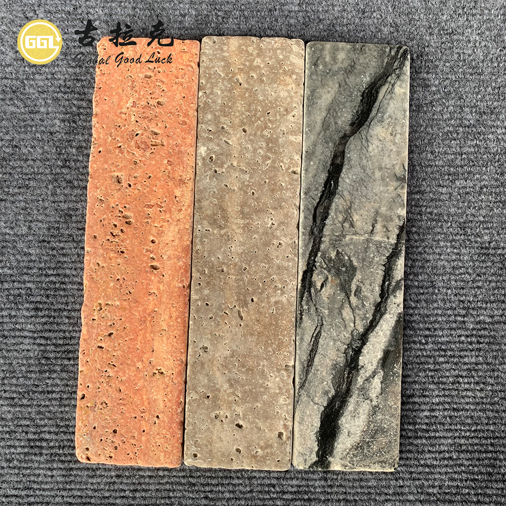 Naturstein-Linearschindel-Fliese für Innen- und Außenwandverkleidung