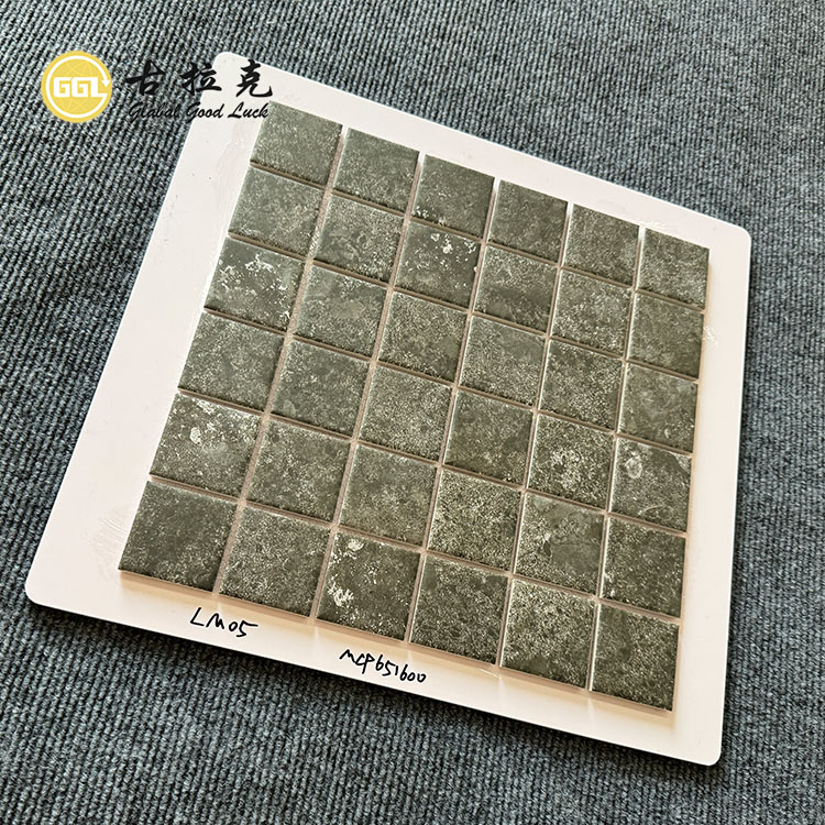 Proiect Retro Formă Pătrată Ceramici pentru Podea și Perete Mosaic Pool