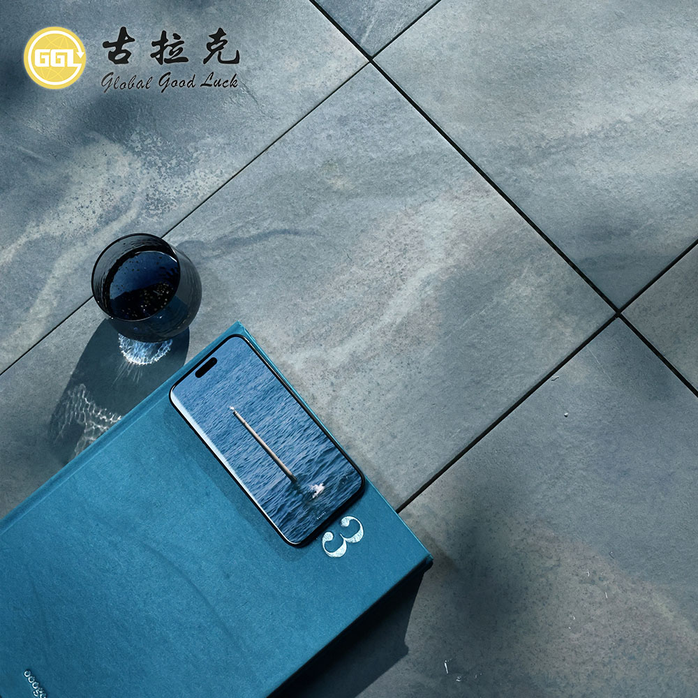 Sky Blue Quartzite Look Porcelain Tile 300x600mm Soft Natural Stone Effect Tile for Pool Bathroom and Interior