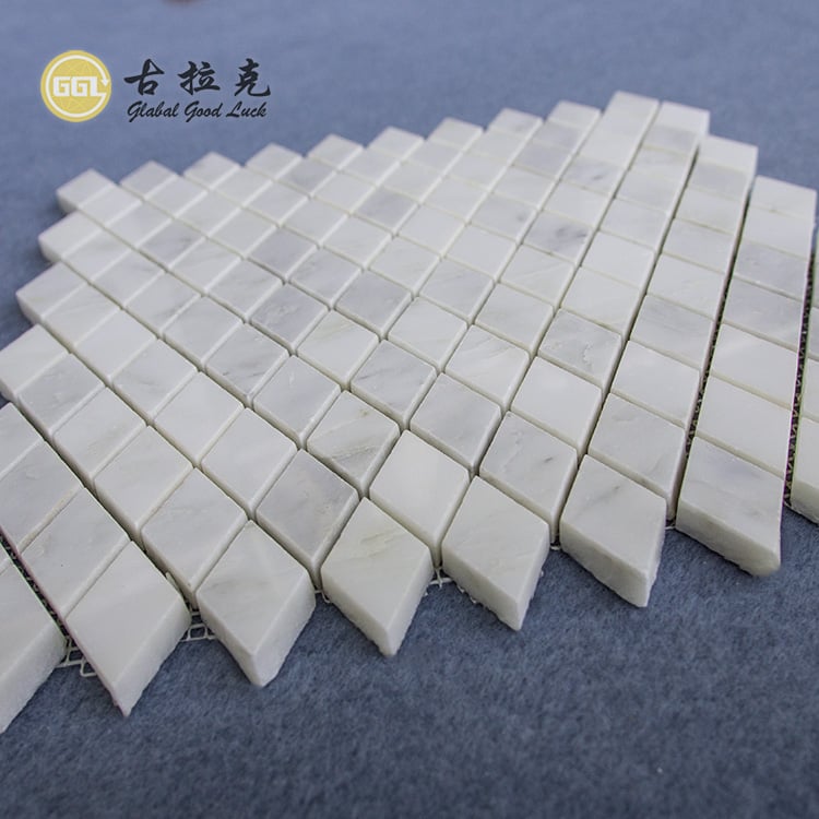 Nature Stone Oriental White Marble Grindar Design Mosaic flísar