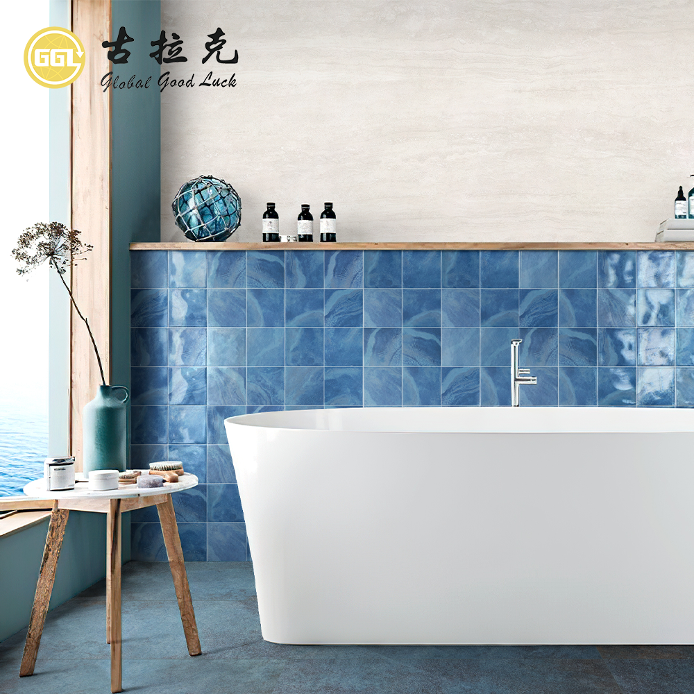 Sky Blue Wall and Floor Tiles for Swimming Pools, Bathrooms and Kitchens