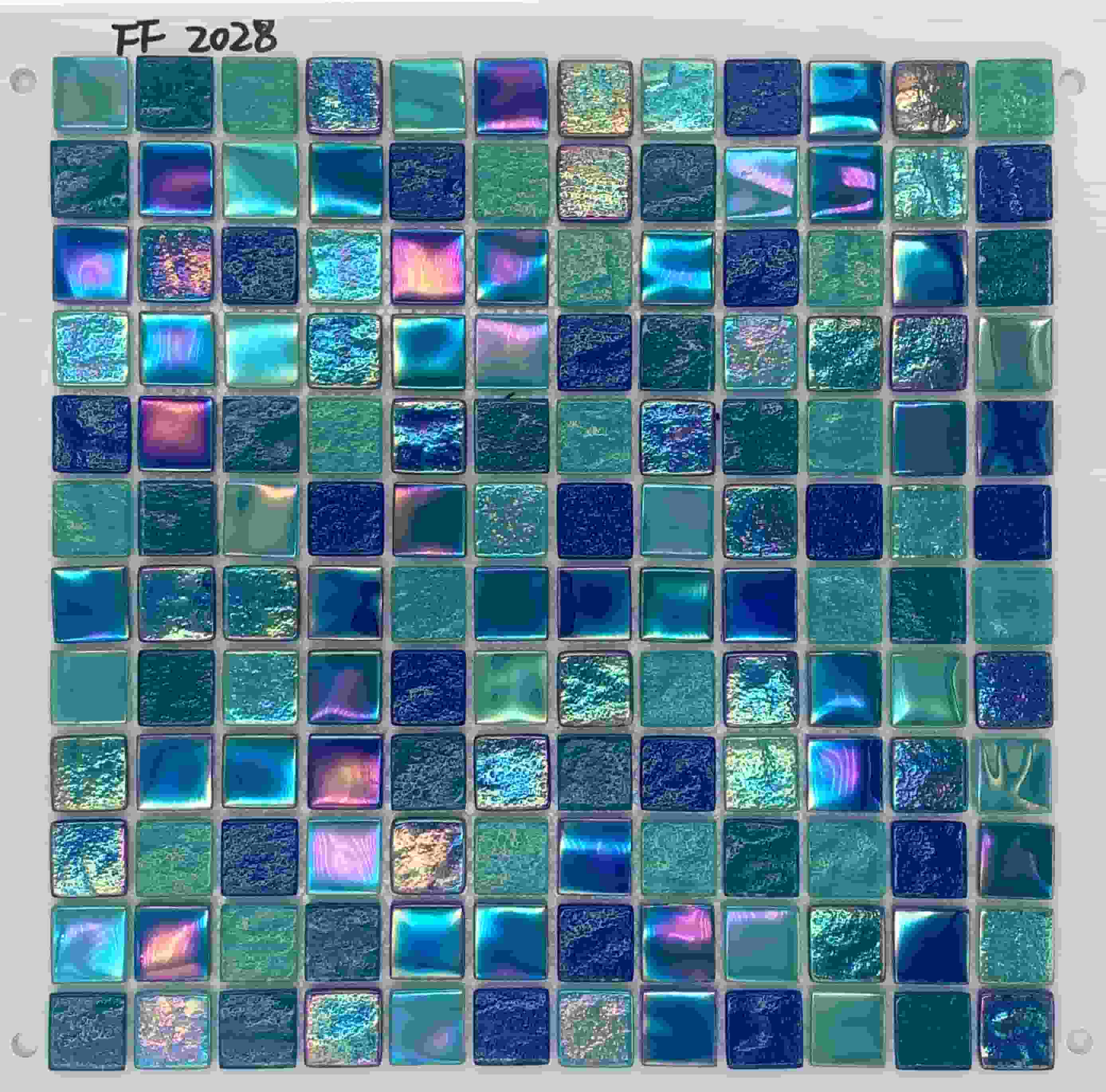 Rainbow Iridescent Glass Mosaic Series | Colorful Glass Tile for Pool & Interior Design