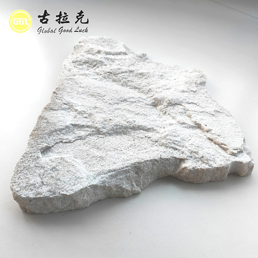 Natural White Stone Wall Cladding Rustic Stone Veneer for Interior & Exterior Decoration