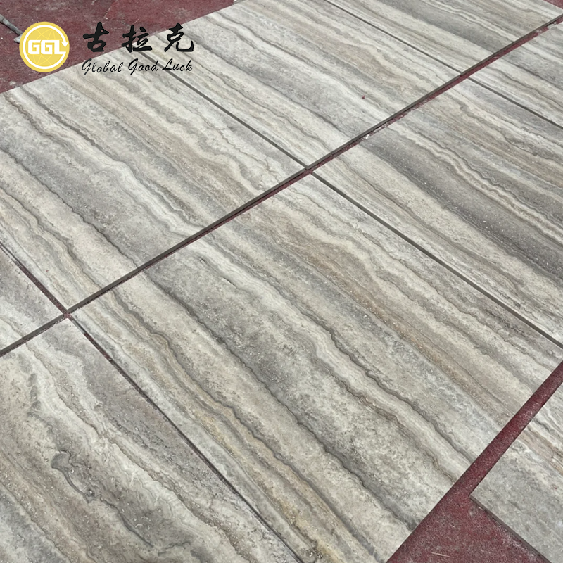 Silver Gray Travertine Tiles & Cut-to-Size Panels