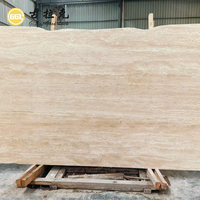 Light Beige Travertine Tiles & Cut-to-Size Natural Stone Panels