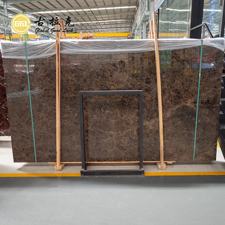 Luxusstil Emperador Dark Marmorplatte für Innendekoration