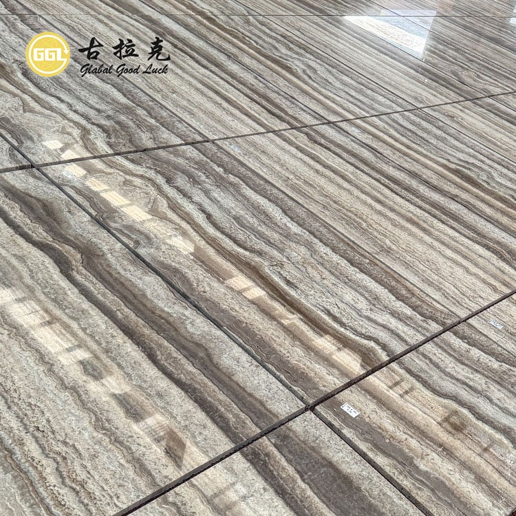 Sliver Travertyn Marmer Tile Wall Floor Ontwerp