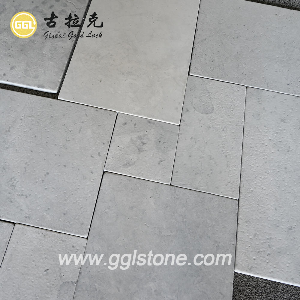 Grauer Kalkstein für Pooldecks, Bodenbeläge und architektonisches Design