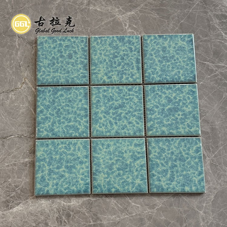 Ofenoberfläche grüne keramische Mosaikboden-Wand-Pool-Badezimmer-Küchenfliese