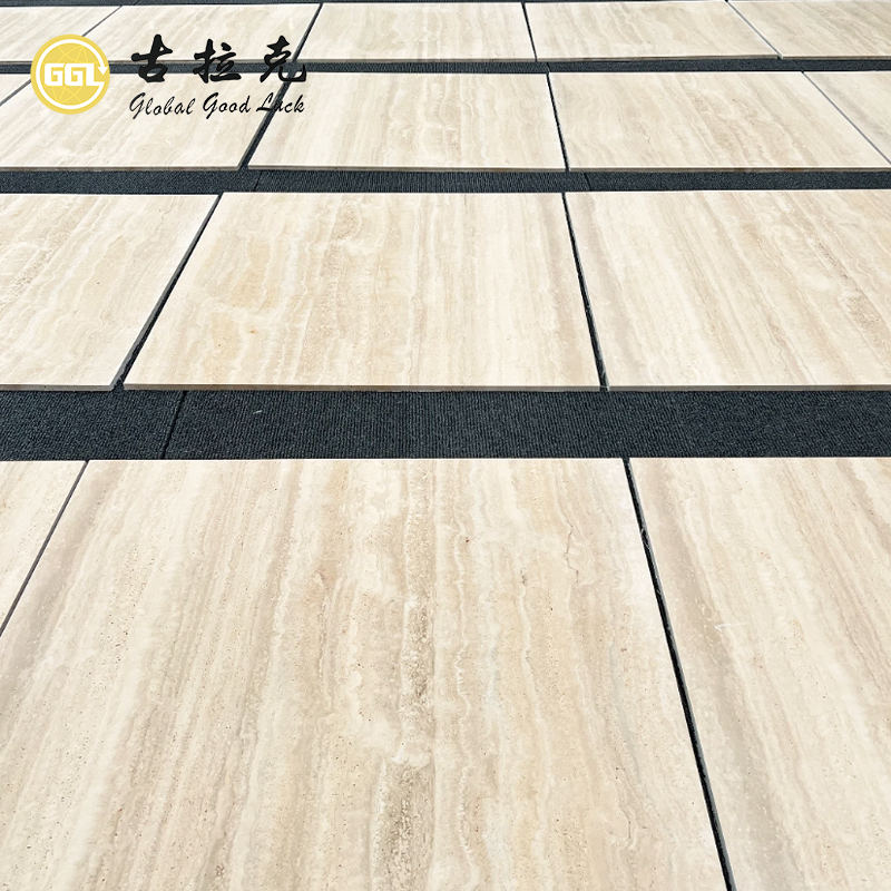 Light Beige Travertine Tiles & Cut-to-Size Natural Stone Panels