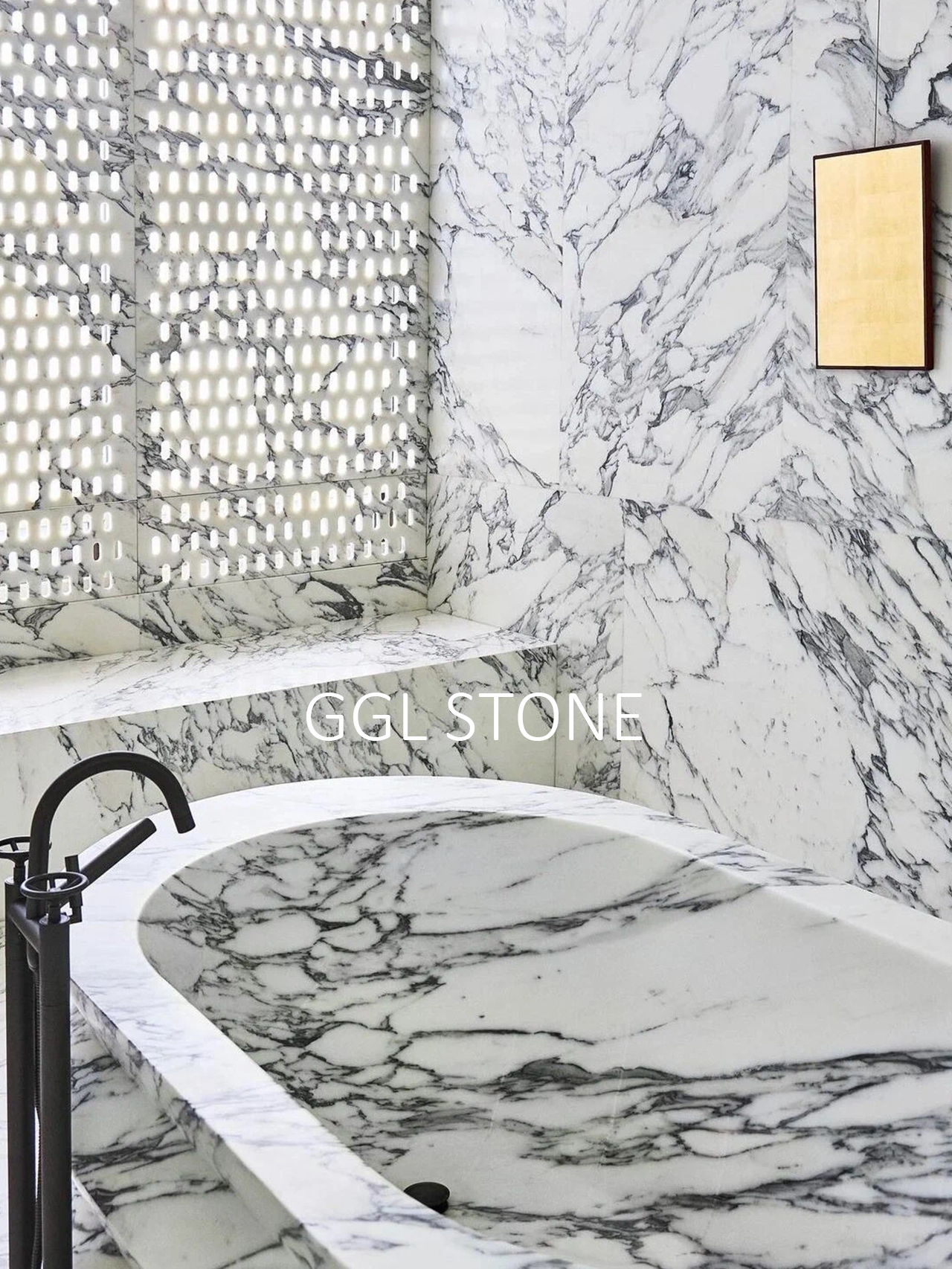 Statuario Marble : Dubbele Funksie vir Badkamer & Trappe
