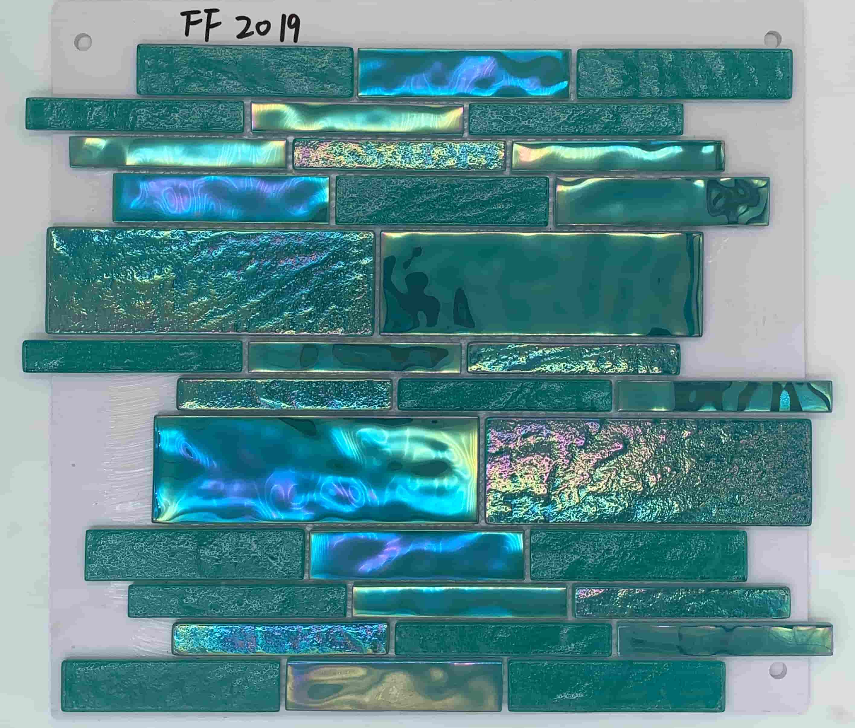 Rainbow Iridescent Glass Mosaic Series | Colorful Glass Tile for Pool & Interior Design