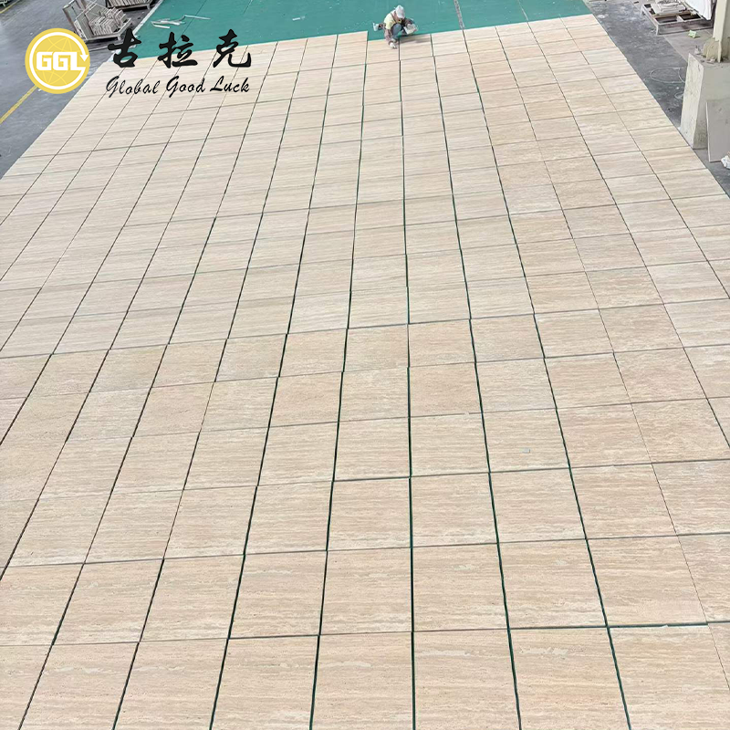 Light Beige Travertine Tiles & Cut-to-Size Natural Stone Panels