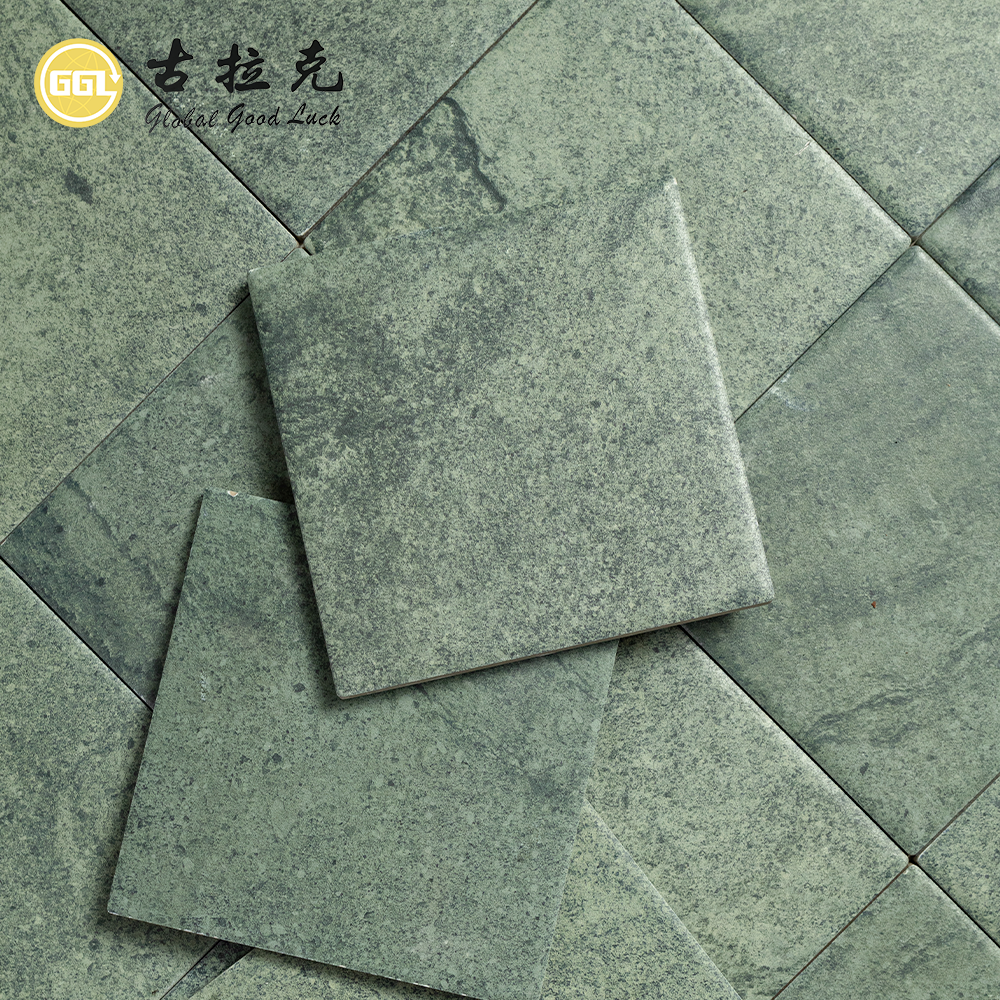 Bali Green Matte Ceramic Tiles for Swimming Pools, Walls & Floors