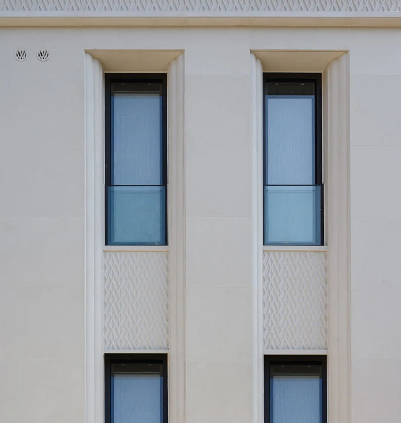 Creating Unique Exterior Wall Cladding with Natural Limestone