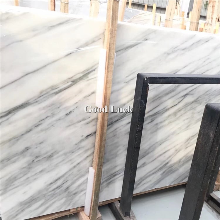 Natuurlike Volakas Wit Marmerslab vir Interieur Versiering Tresie Agtergrond Muur Vloer