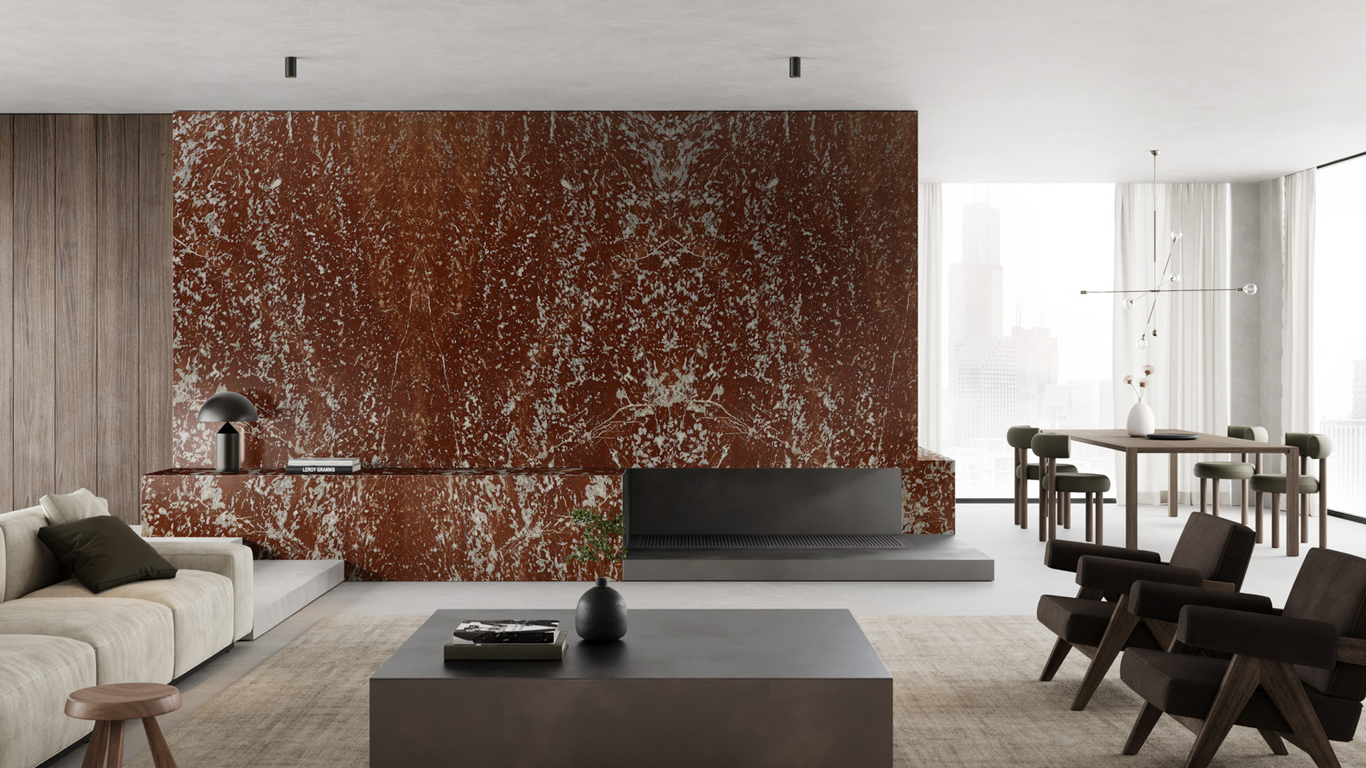 Marble tiles