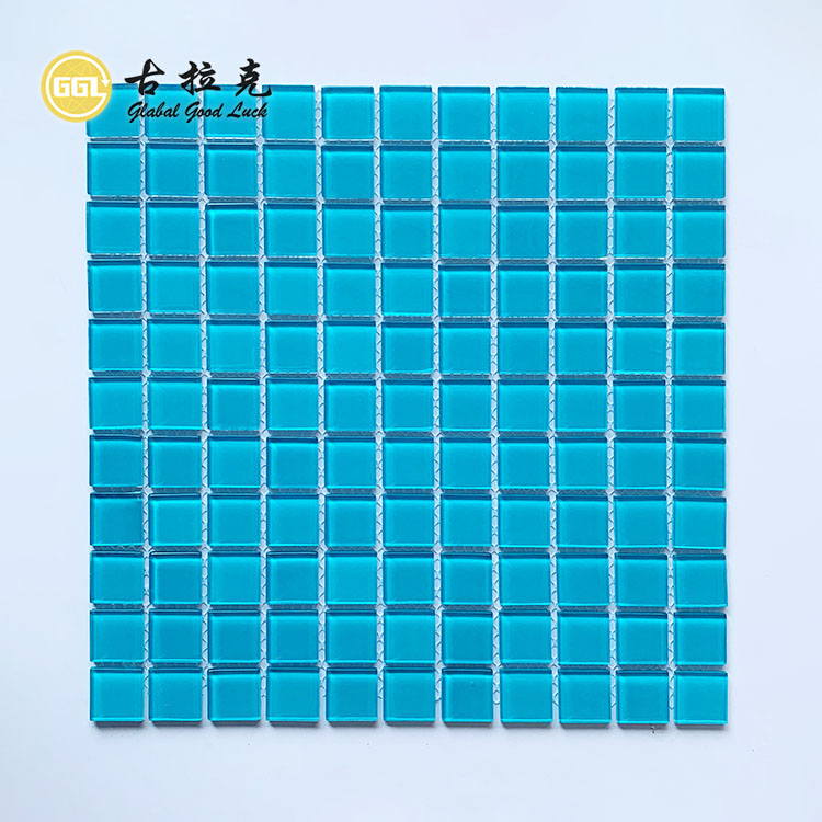 Kristallglasmosaik buntiges Mosaik für Wandeinbau Pooldeko