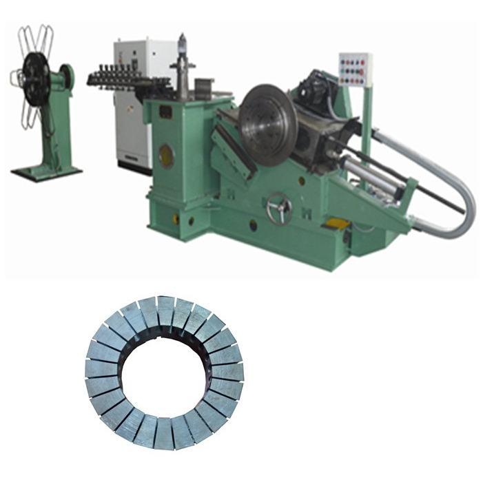 CNC Axial Flux Motor Stator Winding Stamping machine （4 servos）