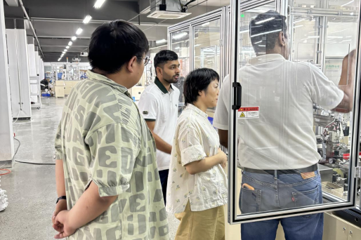 August 30th, 2025, 45W Air conditioner ODU BLDC motor Assembly line Inspection From India customer