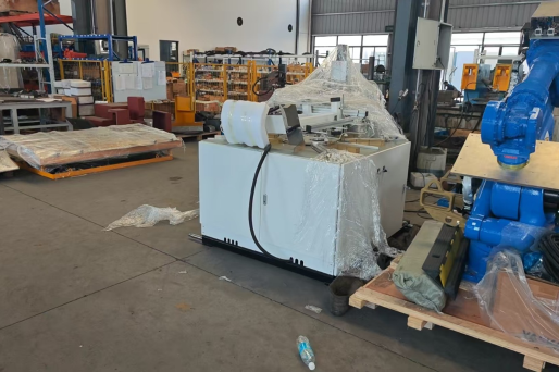250KN Motor Stator Rotor Notching Press with Yaskawa Robot Shipped to India