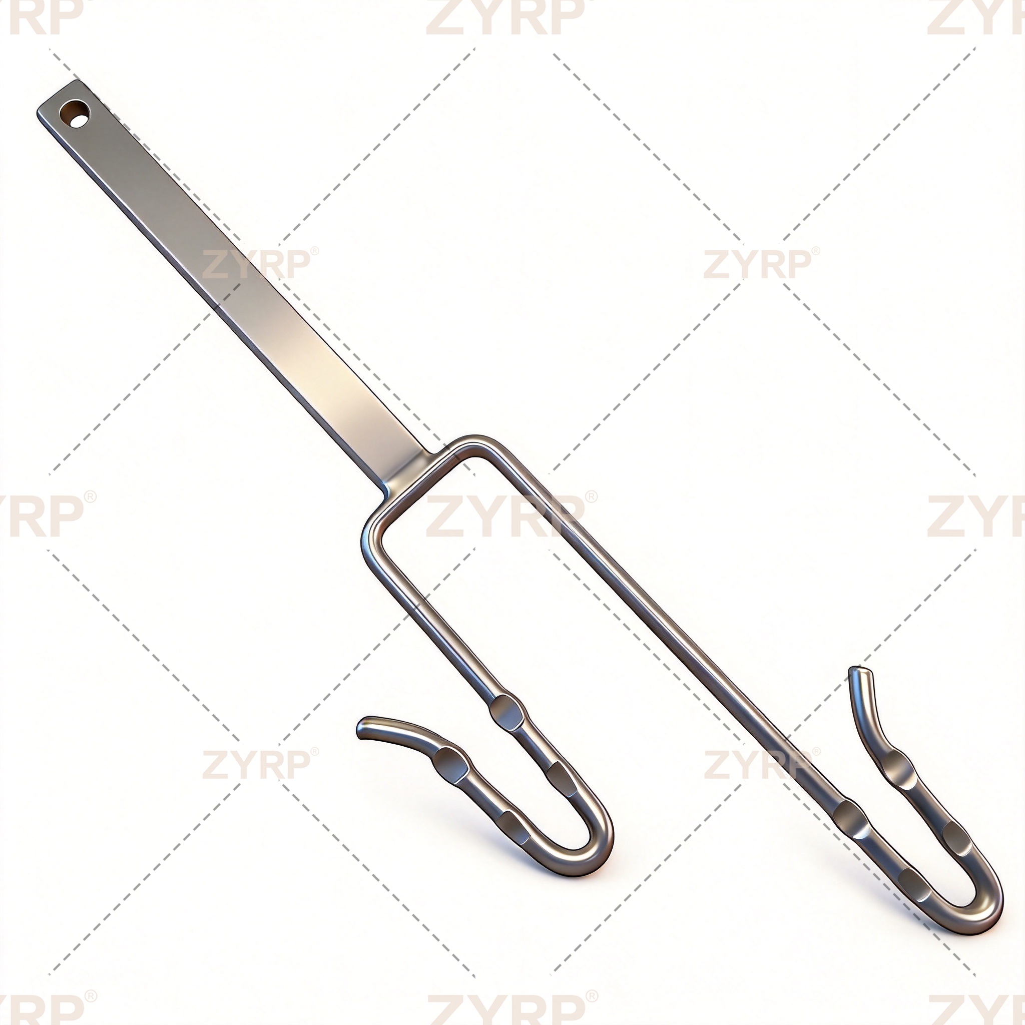 Food Grade Sanitary Stainless Steel 304 Overhead Portioning Hook for Poultry Grading & Sorting Line